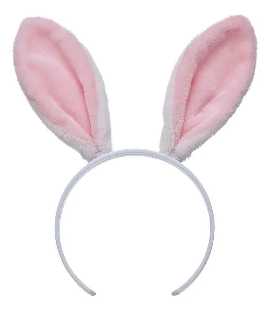 Tiara Orelhas Coelho Pelúcia Build-a-bear