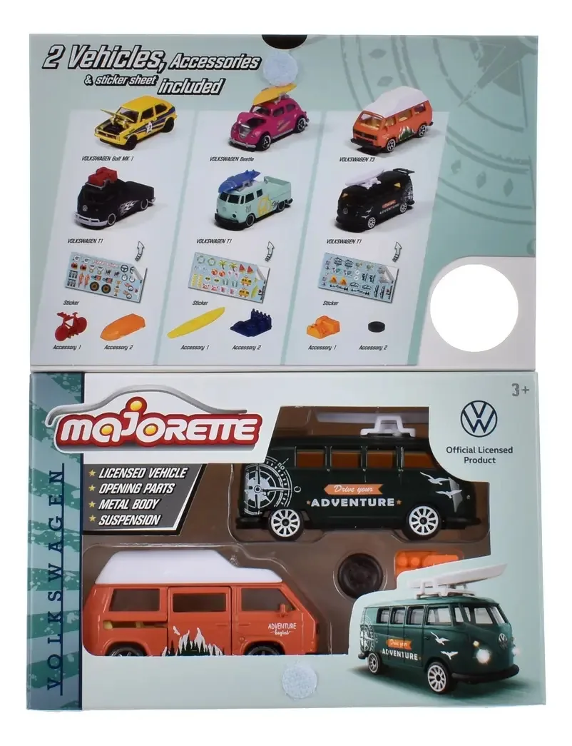 Carro/caminhão Playfun em escala 1:64 em cores multicoloridas