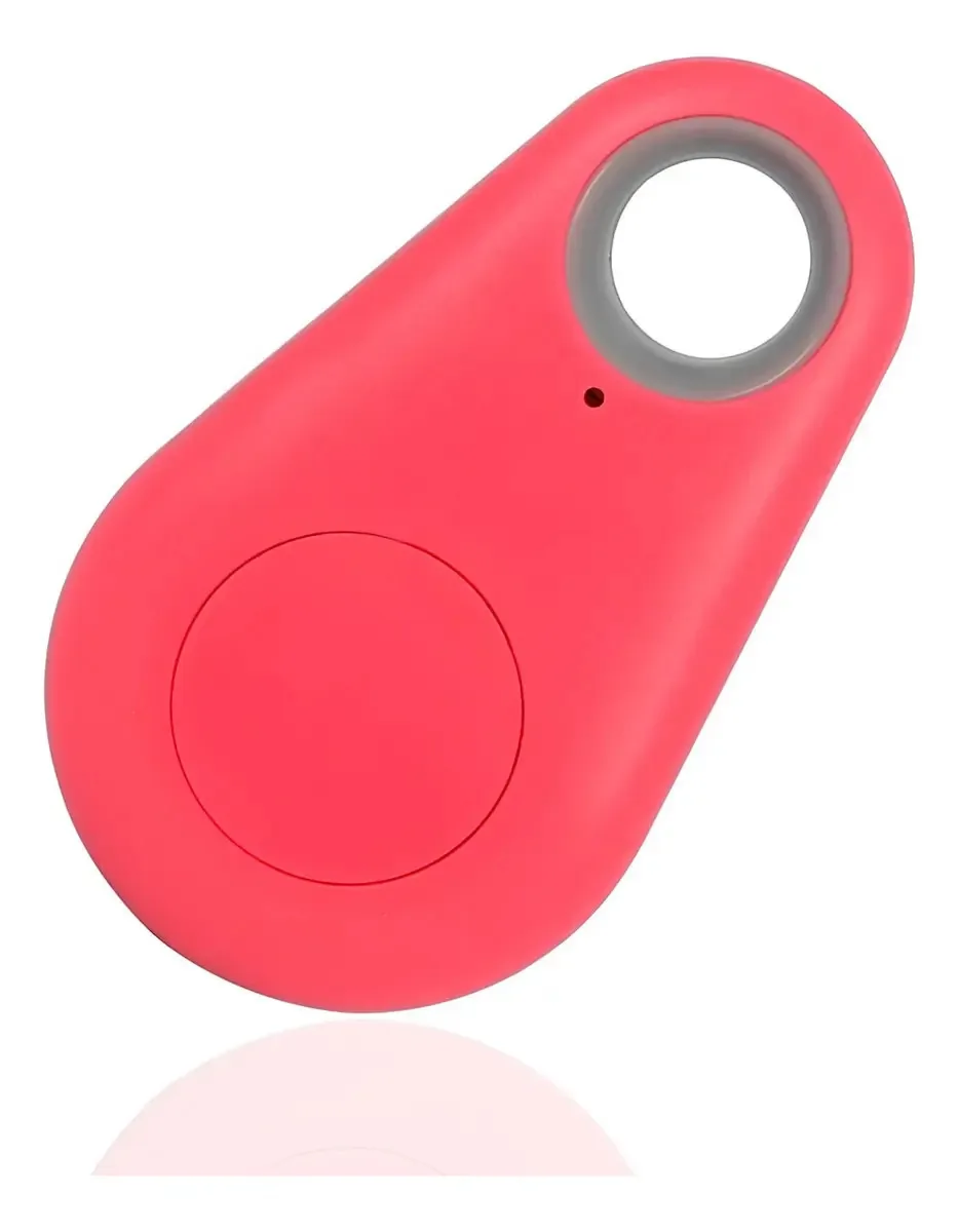 Chaveiro Rastreador Localizador Tag Objetos Mala Animais Cor Rosa
