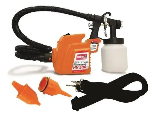 Pistola De Pintura Elétrica Hv500 Portátil 127v Intech Machi