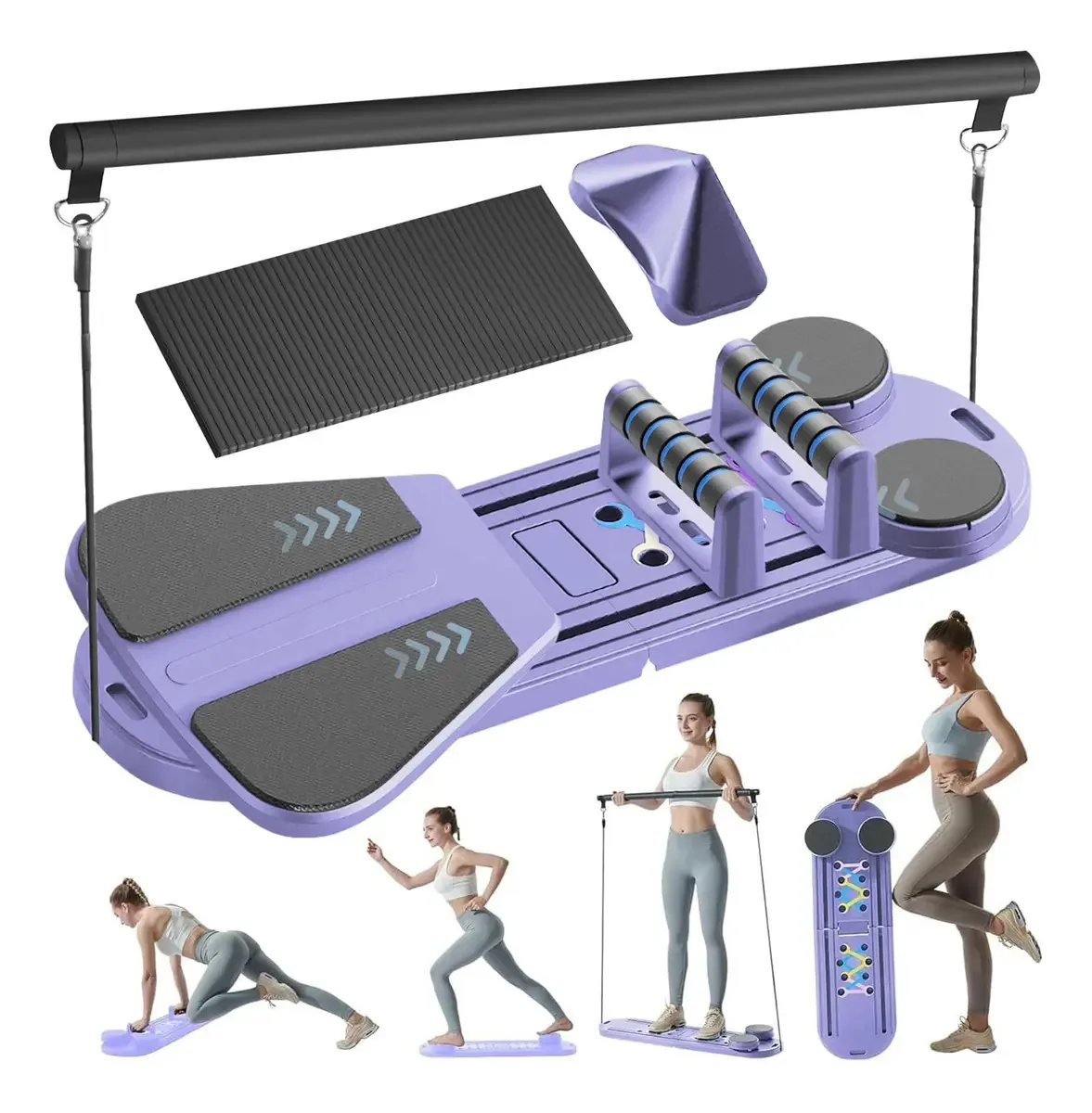 Máquina de mesa Pilates Bed Reformer Power Gym Stack