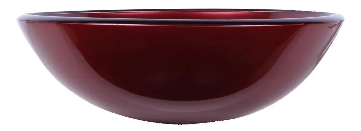 Cuba De Vidro 42cm Vinho