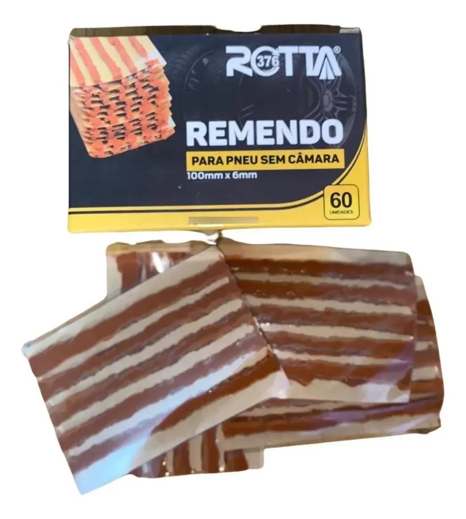 Kit de Reparo para Pneus Rotta Refil com 60 Macarrões