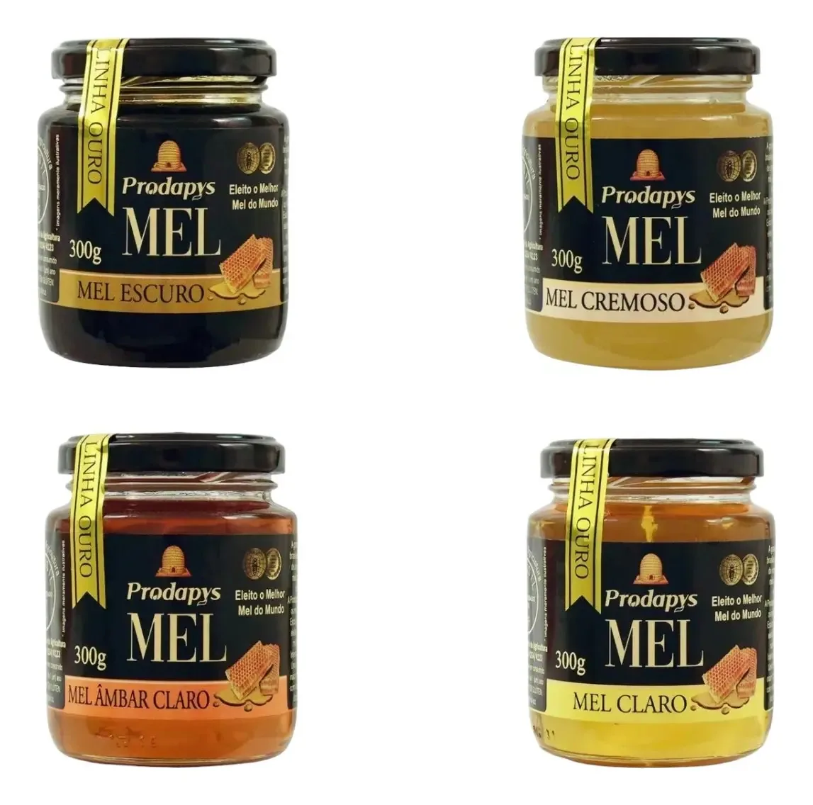 Kit 4uni Os Melhores Mel Do Mundo Prodapys - Saúde Imunidade