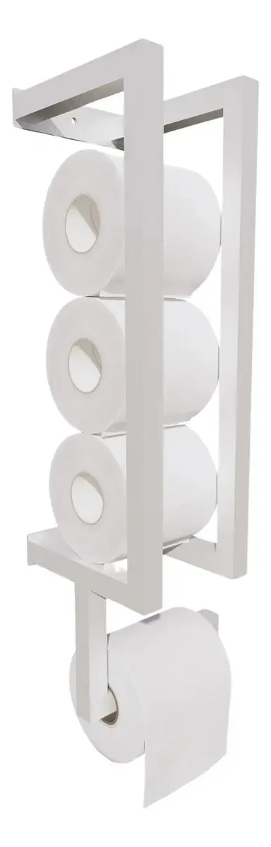 Suporte Porta Papel Higiênico Parede Papeleira Industrial