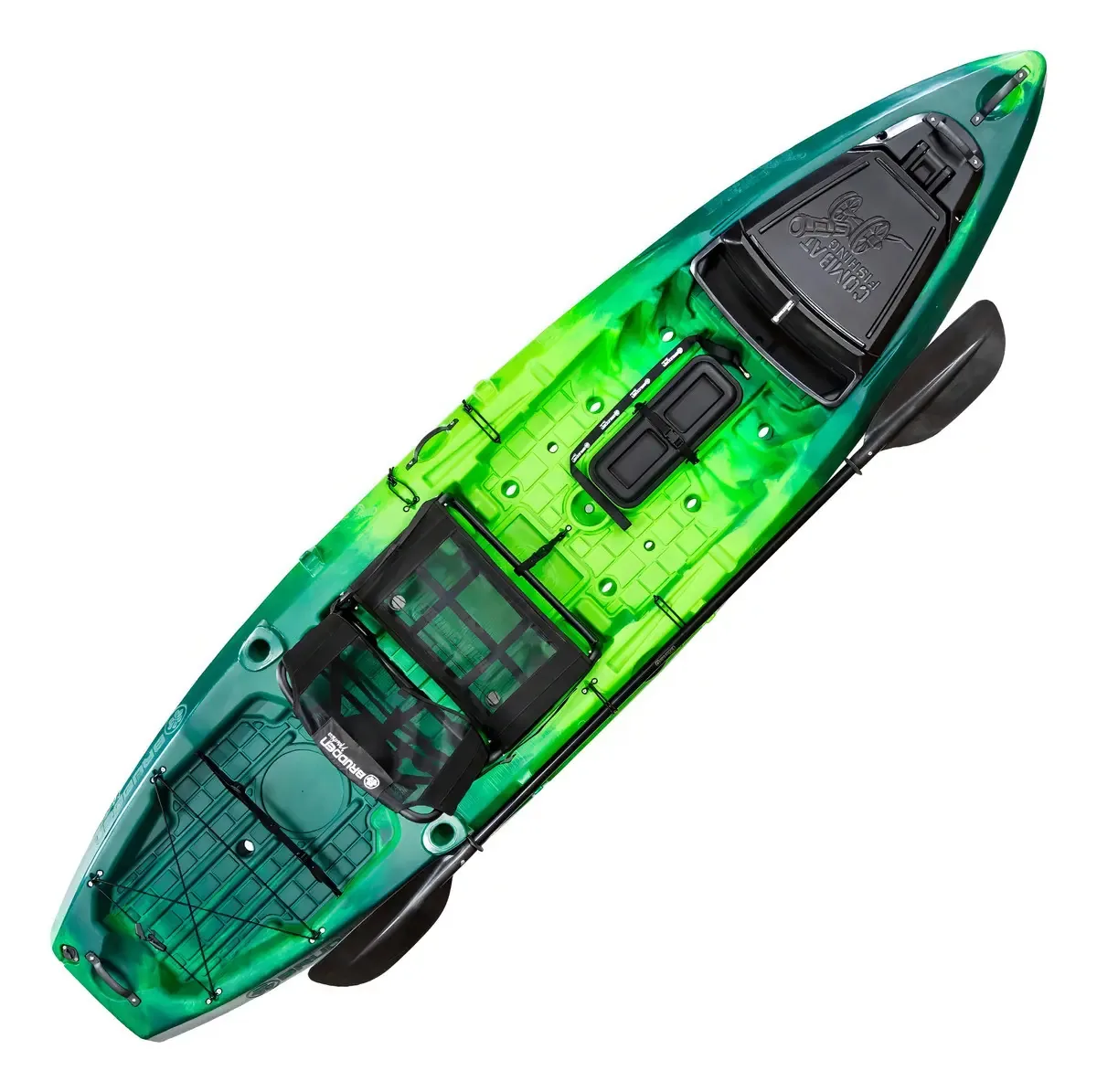 Caiaque Combat Fishing Box Cadeira E Remo Brudden Náutica