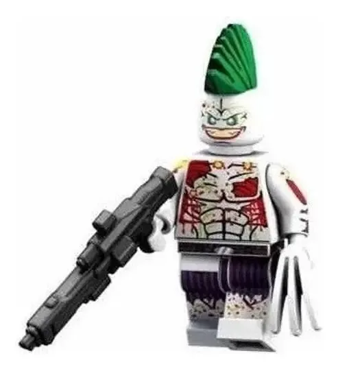 Boneco Blocos De Montar Coringa Gun Machine Batman
