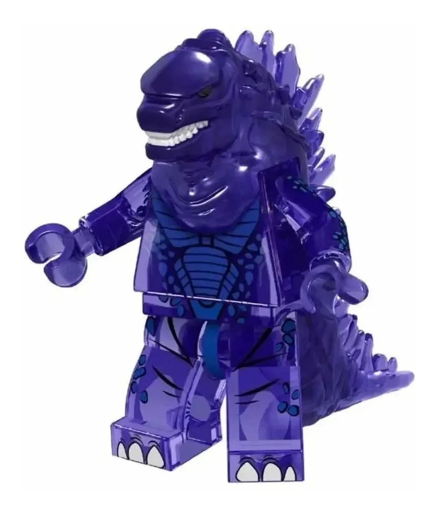 Boneco Blocos De Montar Amethyst Godzilla