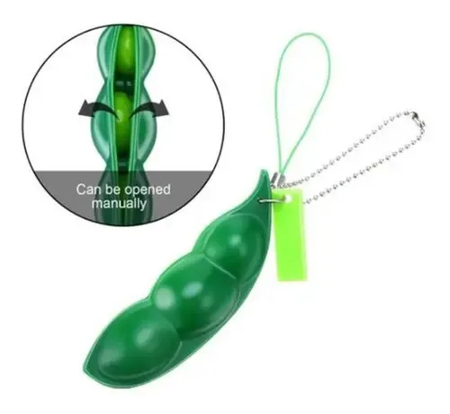 Espremer 3 Ervilhas Feijão Pop Fidget Sensorial Anti-stress
