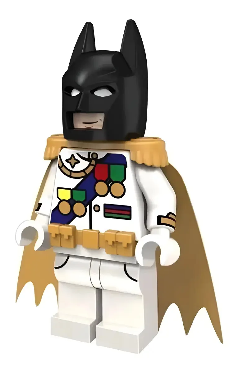 Boneco Blocos De Montar Batman Medalha