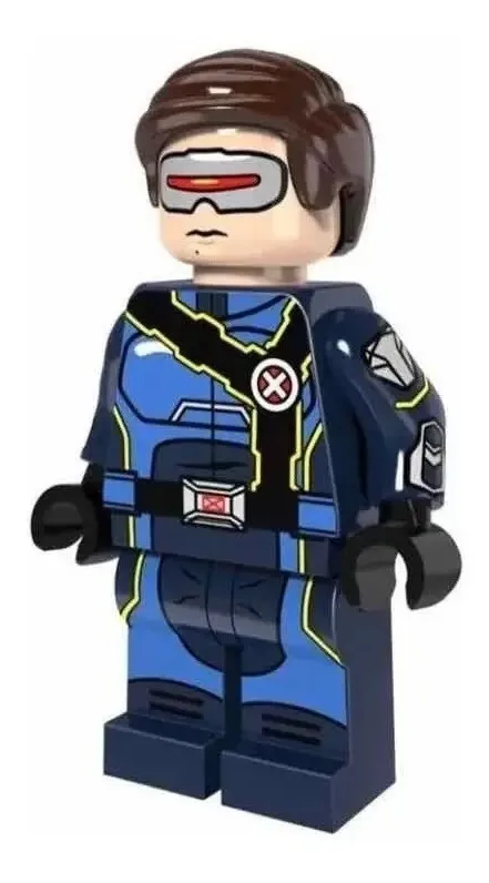 Boneco Blocos De Montar Cyclope X Men