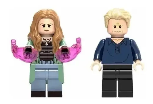 Boneco Blocos De Montar Wandavision Feiticeira Visão