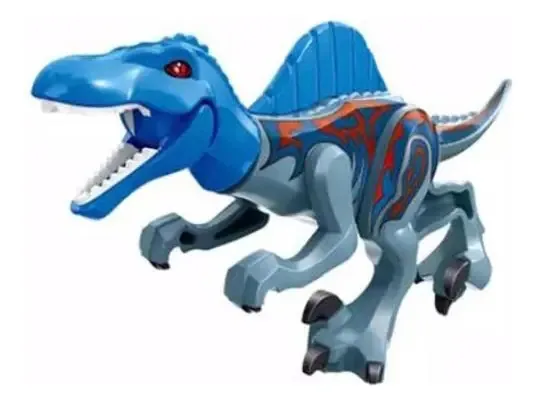 Boneco Blocos De Montar Dinossauro Carnotaurus