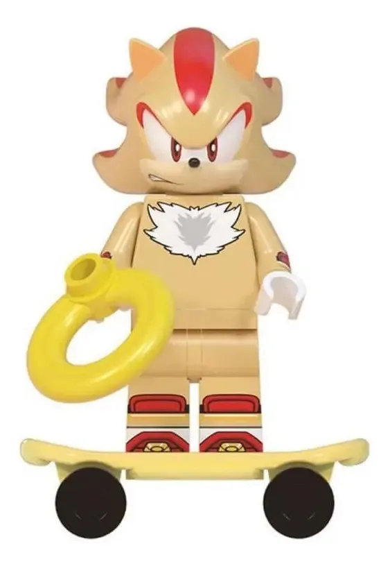 Boneco Blocos De Montar Super Shadow Minifigure
