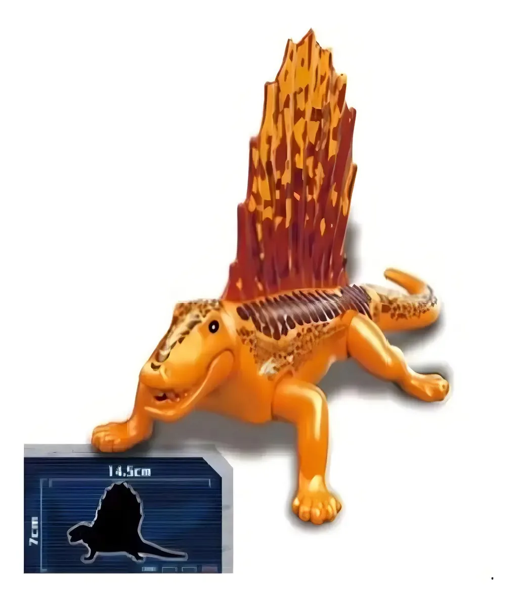 Blocos De Montar Dinossauro Lagarto Espinossauro