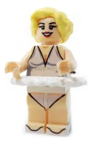 Boneco Blocos De Montar Marilyn Monroe Cinema