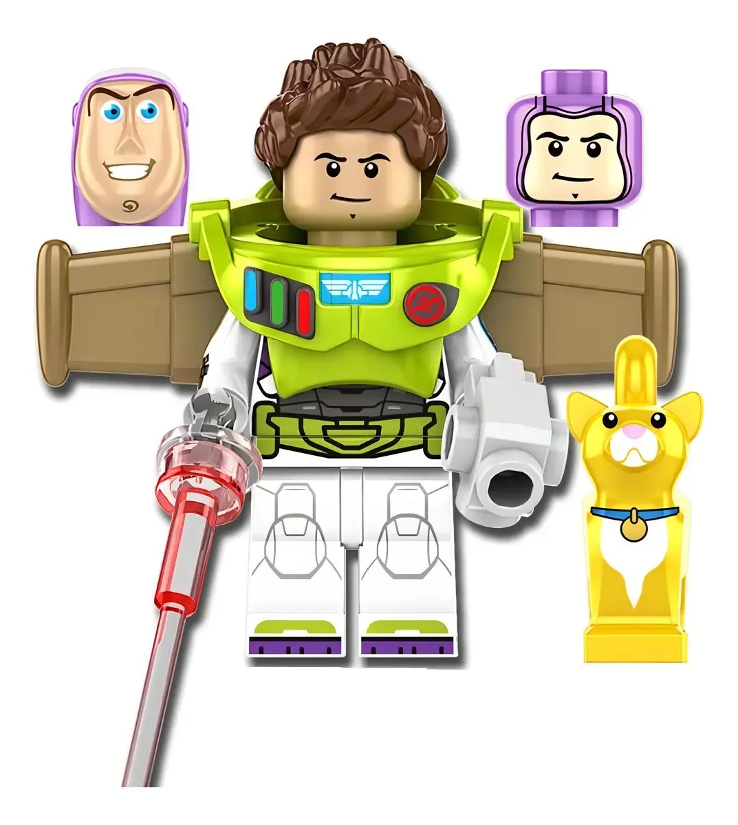 Boneco Blocos De Montar Buzz Lightyear Toy Story