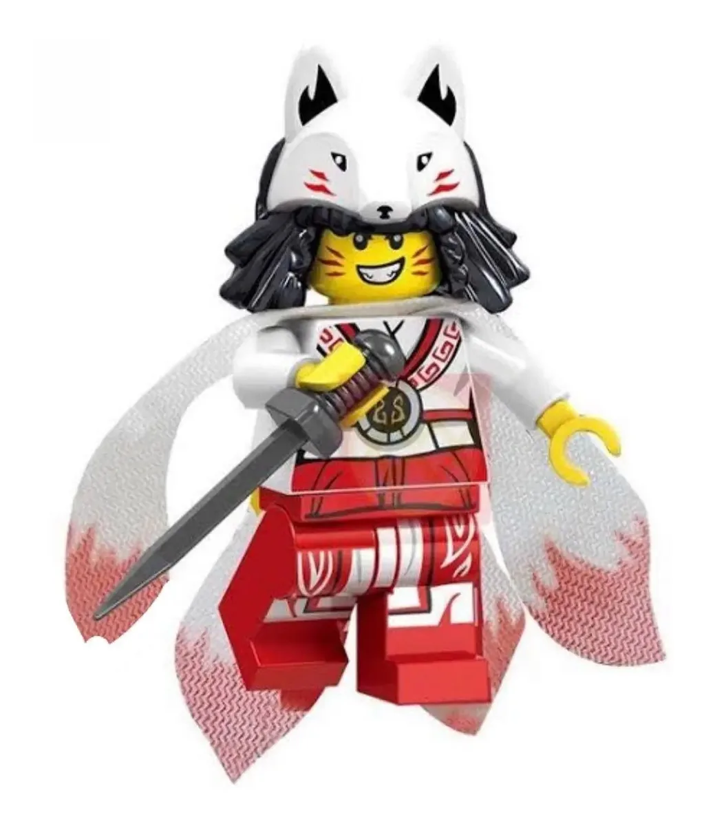 Boneco Blocos De Montar Akita Ninjago