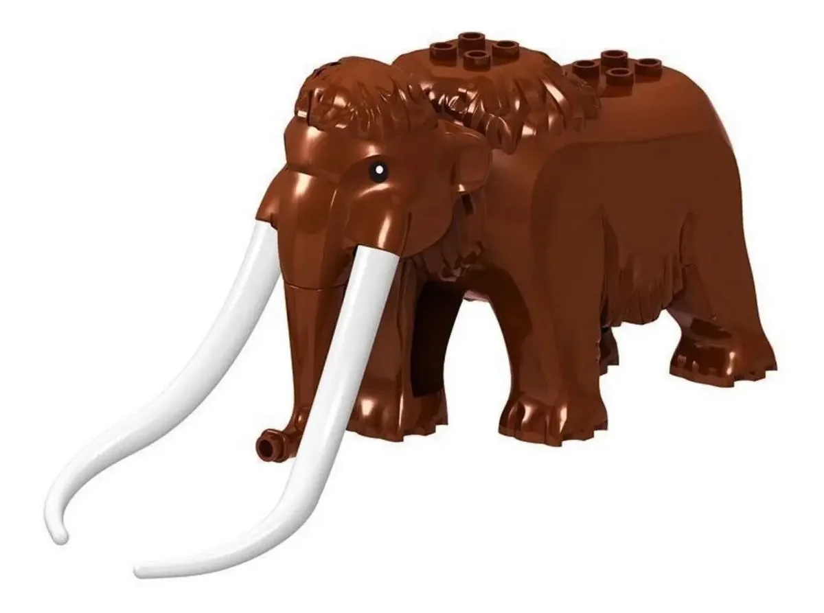 Boneco Blocos De Montar Big Mamute Jurássico