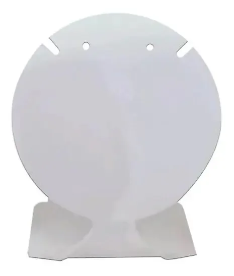 15 Expositor Display Joias Brincos Colar Bijuterias Acrílico Cor Branco