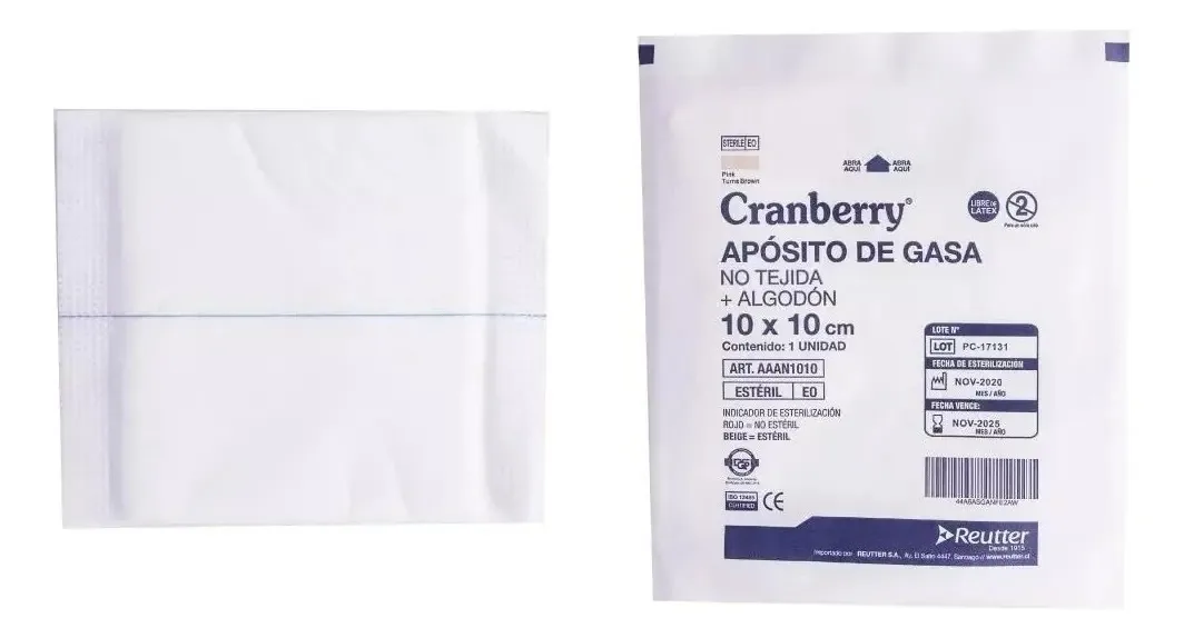 Curativo Esterilizado Gaze Descartável 10x10 (10 Unidades)