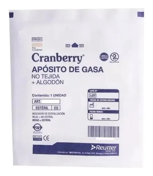 Curativo cicatrizante com gaze estéril descartável 13x23 Abd Pad X10