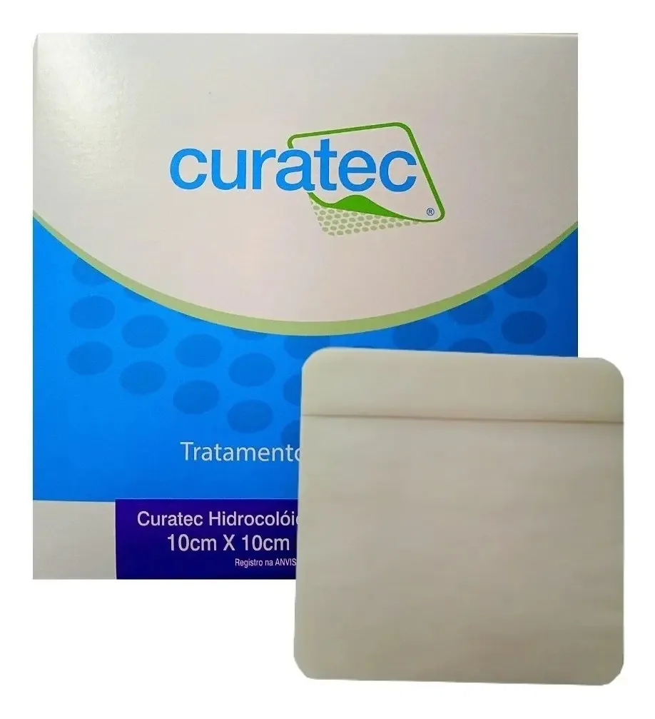 Curativo Impermeável Hidrocoloide Plus P/ Queimaduras 10x10