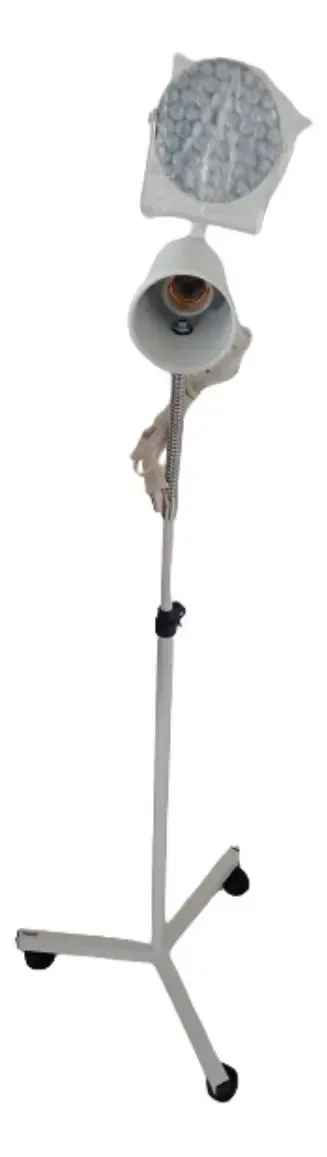 Foco Clínico Portátil LED Vagalumy Espelho Altura Regulável 1,10-1,35m