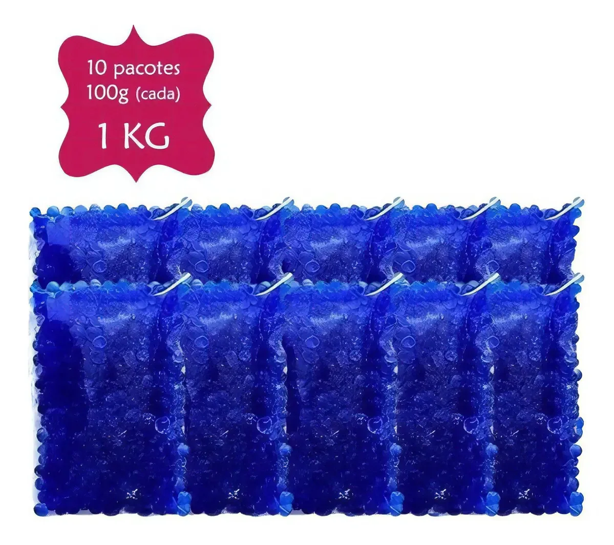 Kit 10 Sachês Sílica Gel Desumidificador Aparelho Auditivo