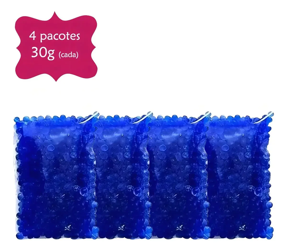 Kit 4 Sachês Silica Gel D.I.Y Desumidificador Aparelho Auditivo