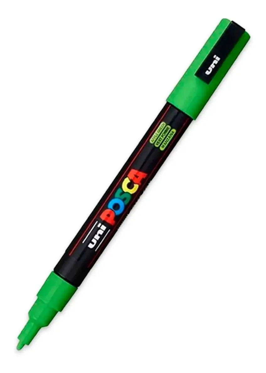 Apicultura Caneta Marcadora Abelha Rainha Posca Cor Cor Verde