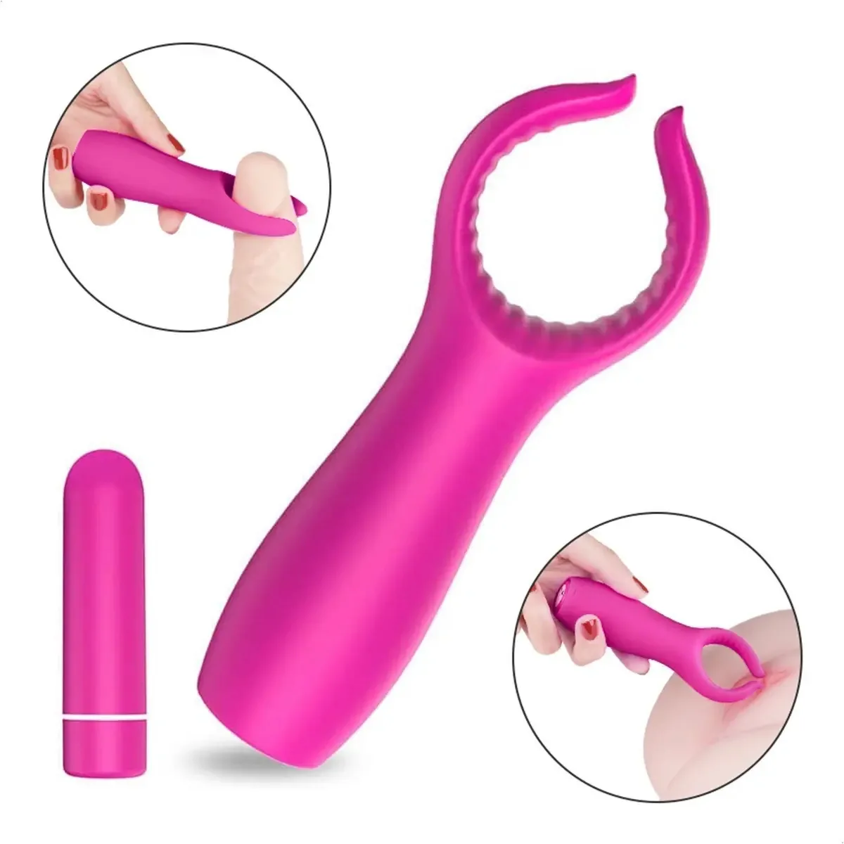 Vibrador Mastubador Casal Clitóris Seios Pênis Sexo Orgasmos Cor Pink