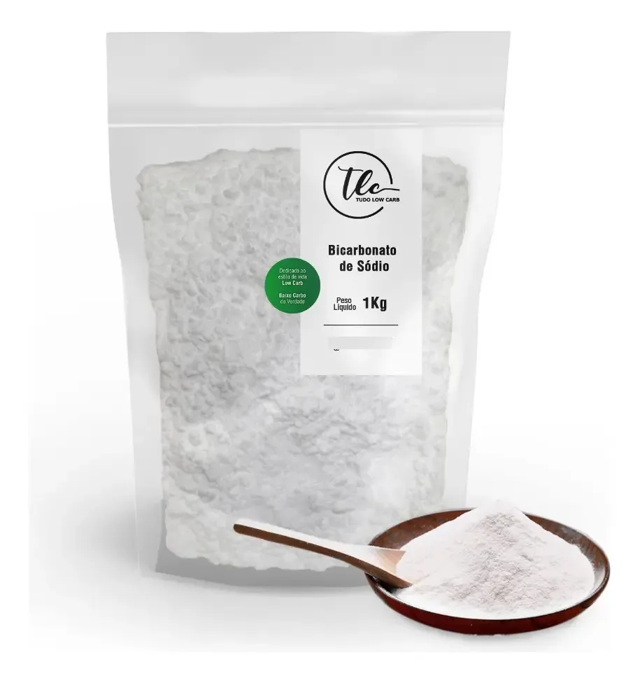 Bicarbonato De Sódio Linha Premium 1 Kg Extra Fino 100% Puro