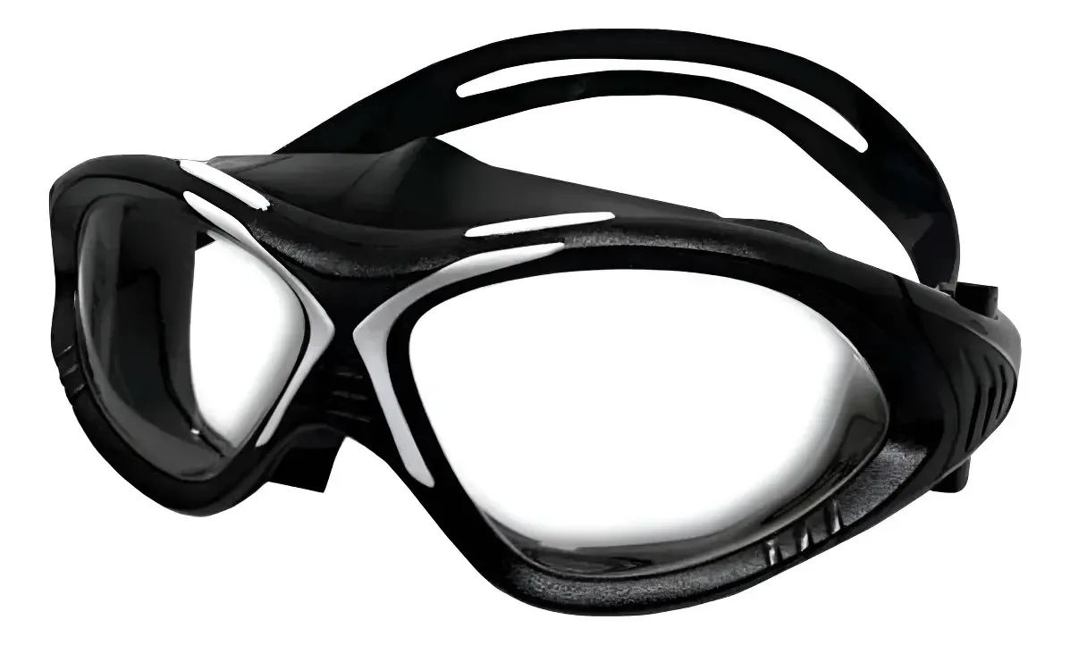 Óculos Máscara Para Natação Triathlo Kitesurf Jetski - Pilot Cor Preto
