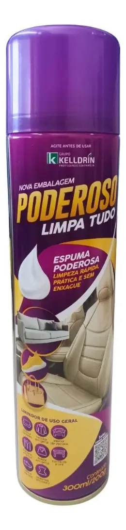 Espuma Mágica Kelldrin Remove Manchas E Sujeiras Multiuso