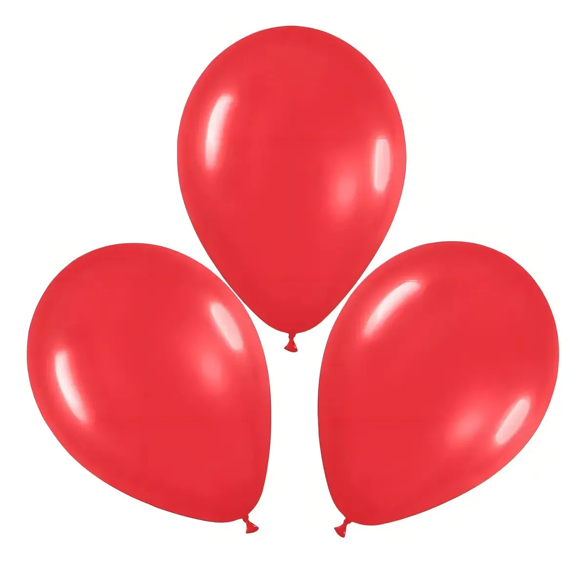 Conjunto de decoração de balões Red Globlos, enfeites de festa com balões, decorações e feriados nacionais, dezoito e 50 unidades - Qatarshop