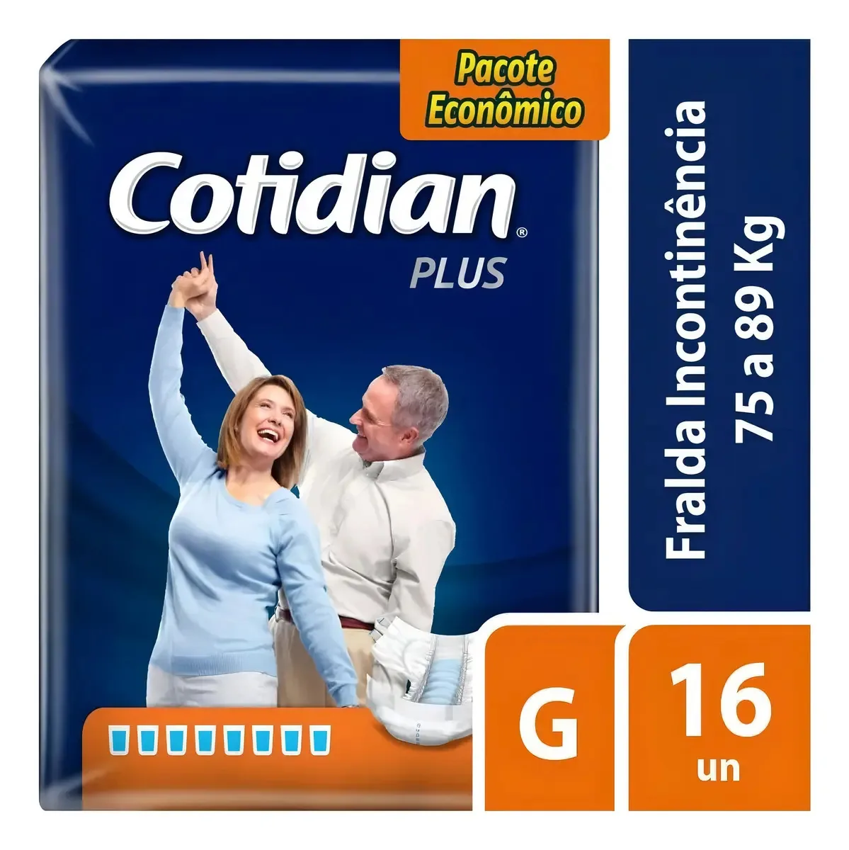 Fralda Cotidian Plus Mega G C 24 9213
