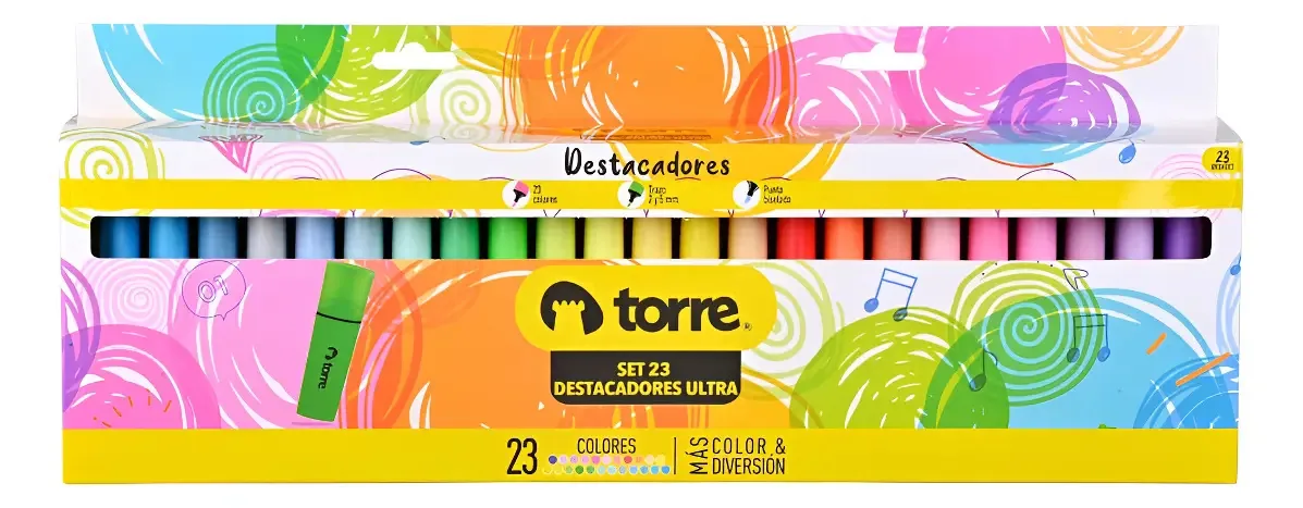 Conjunto de Marcadores 23 Unidades Torre