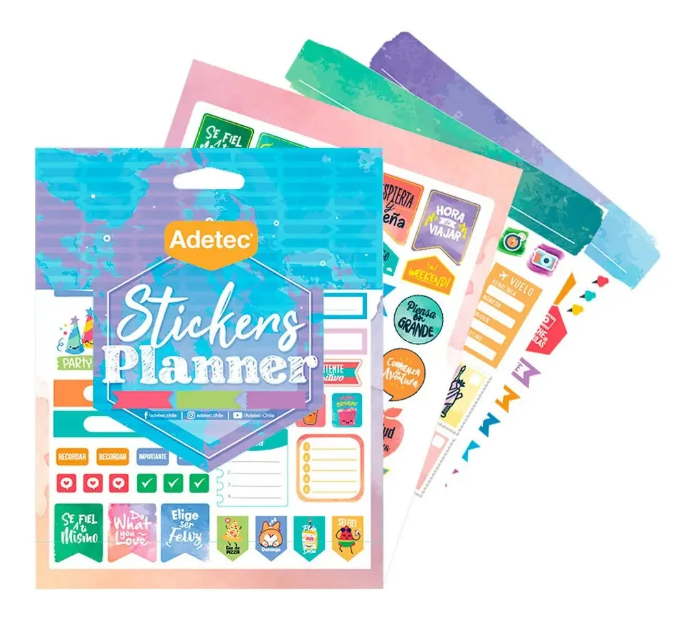 Blocos de adesivos Planner e adesivos Travelblock Character Planner e Travelblock 2