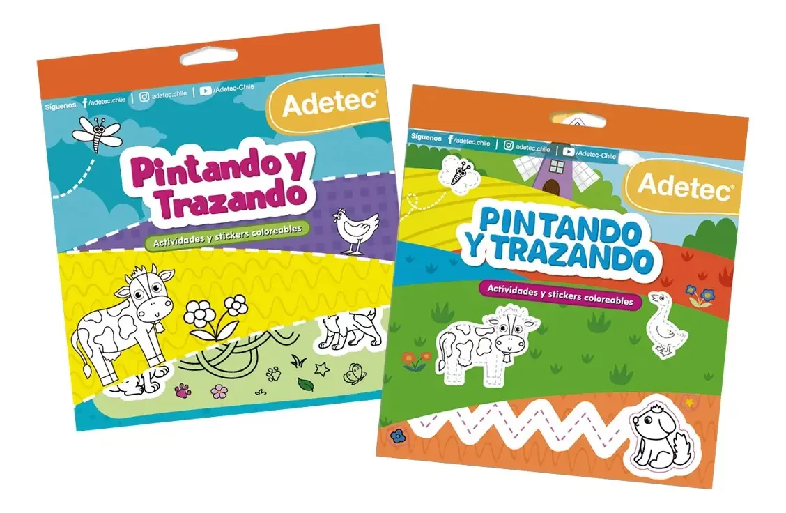 Bloco de adesivos coloridos para pintura e traçado 0