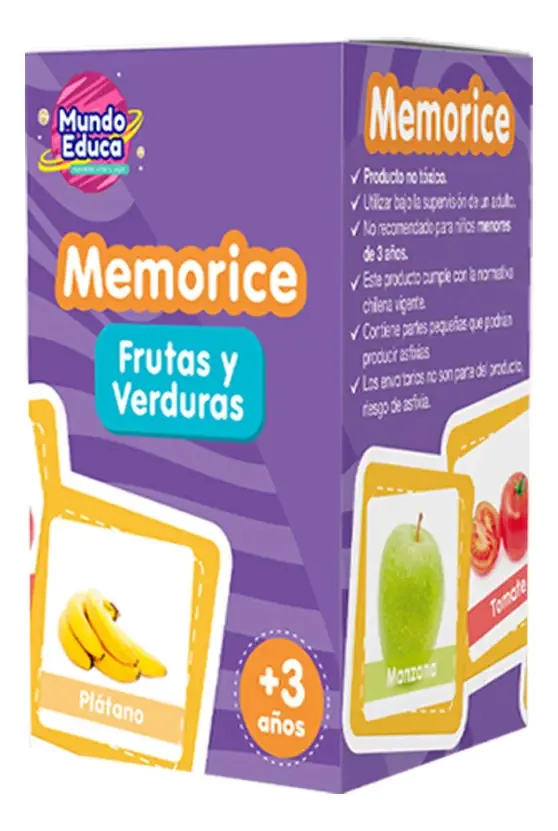 Memorize frutas e vegetais Adetec