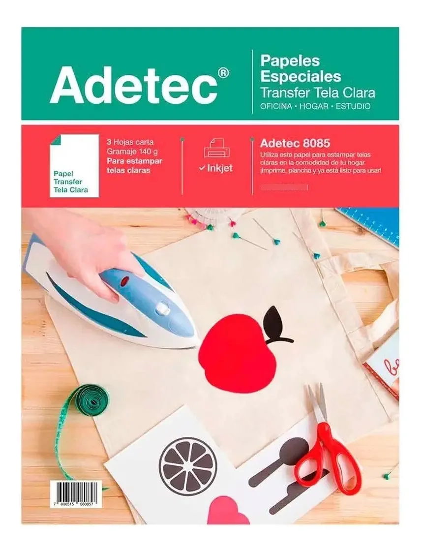 Papel impresso em tecido transparente Adetec