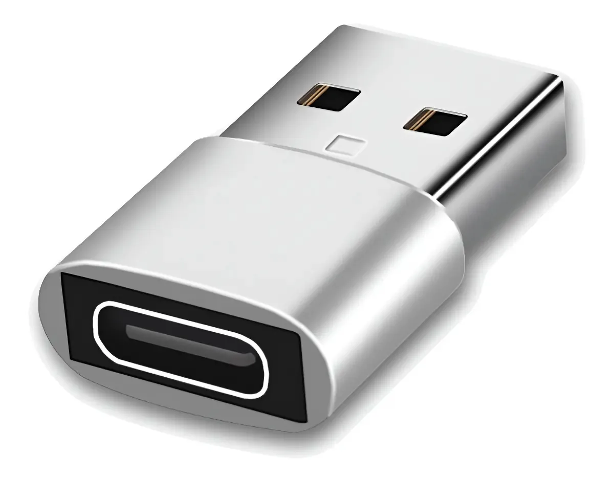 Adaptador USB-C Nygaard Shop para USB 2.0, Prata