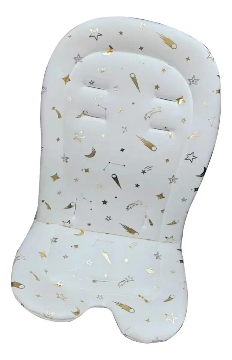Almofada de assento de bebê Ft, capas de assento brancas