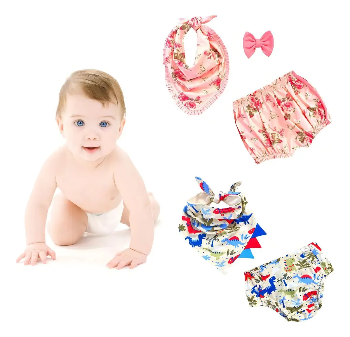 Babador De Bebe Para O Verão Babadores Infantil Com Calcinha