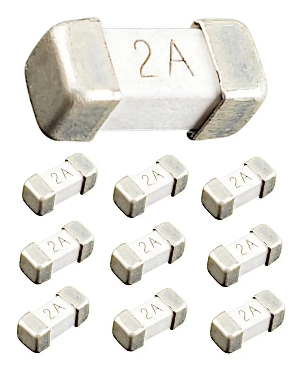 Kit10 Fusível Smd 1808 Cerâmico 2a 125v
