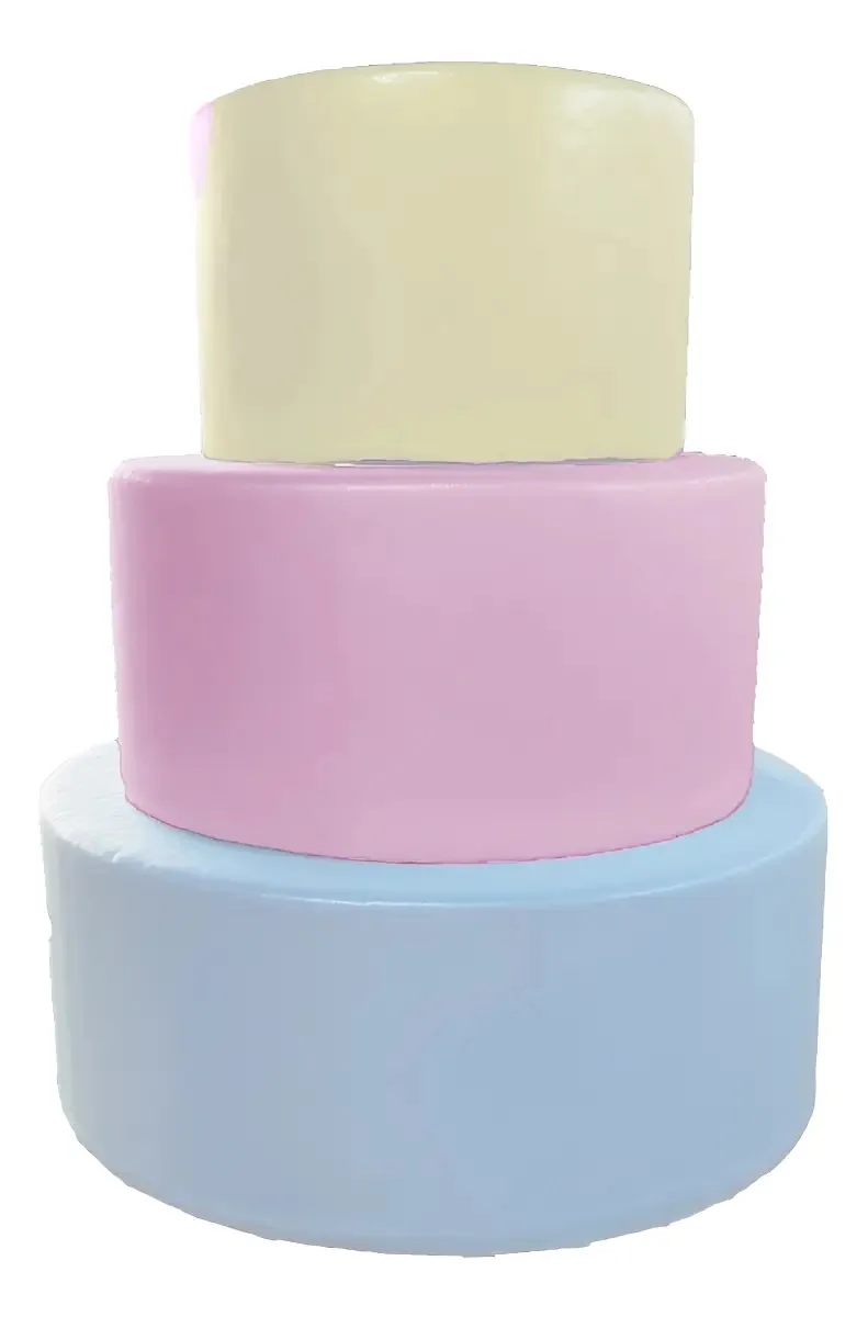 Base De Bolo Falso Encapado Em Eva Candy - As Cores