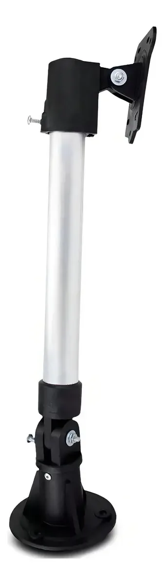 Kit 2 Suporte Infra Ativo 40cm Alumínio Cor Prateado