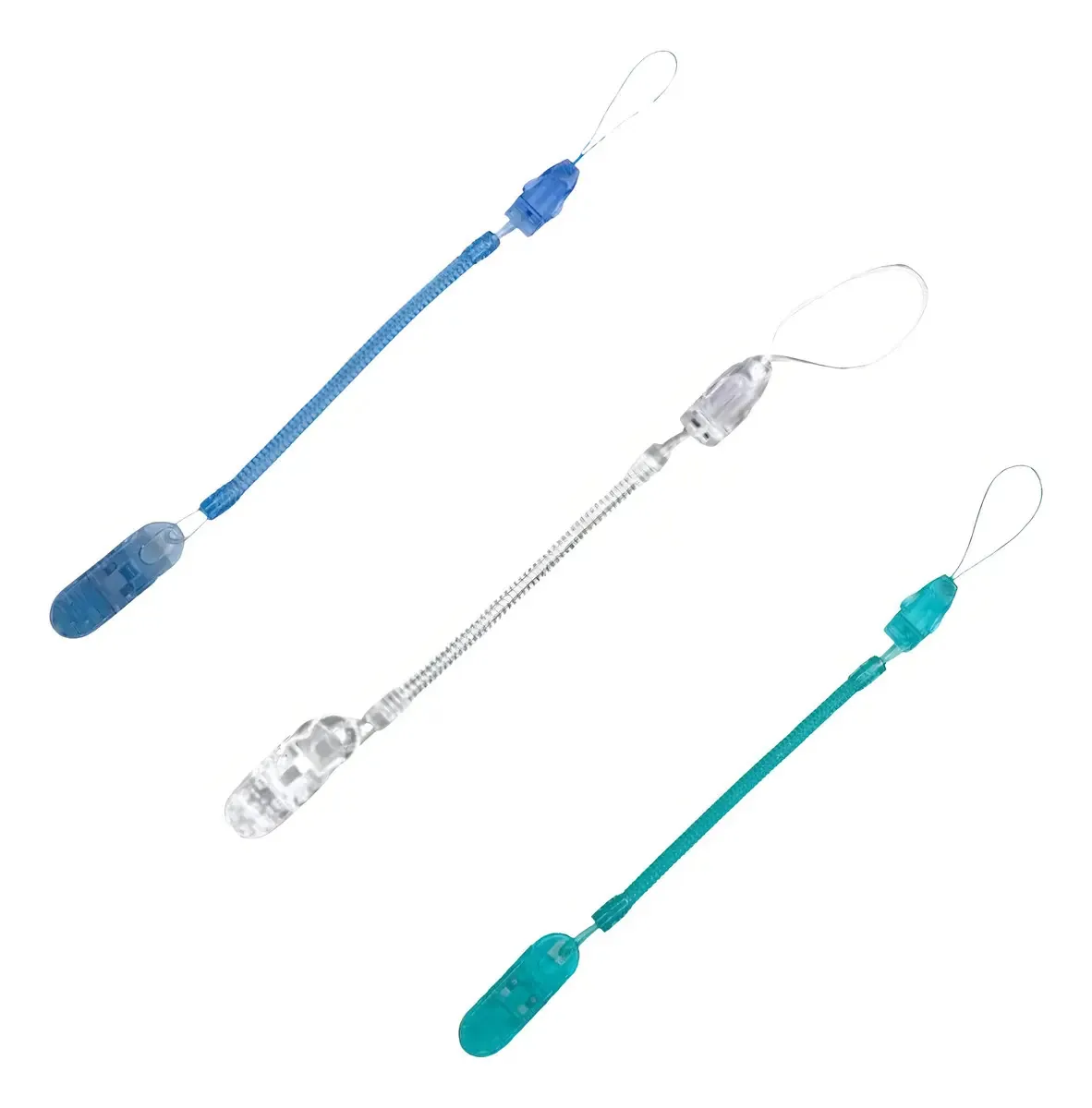 Kit 3 Prendedores Para Chupeta Silicone Mister K Modelo Mola 23cm