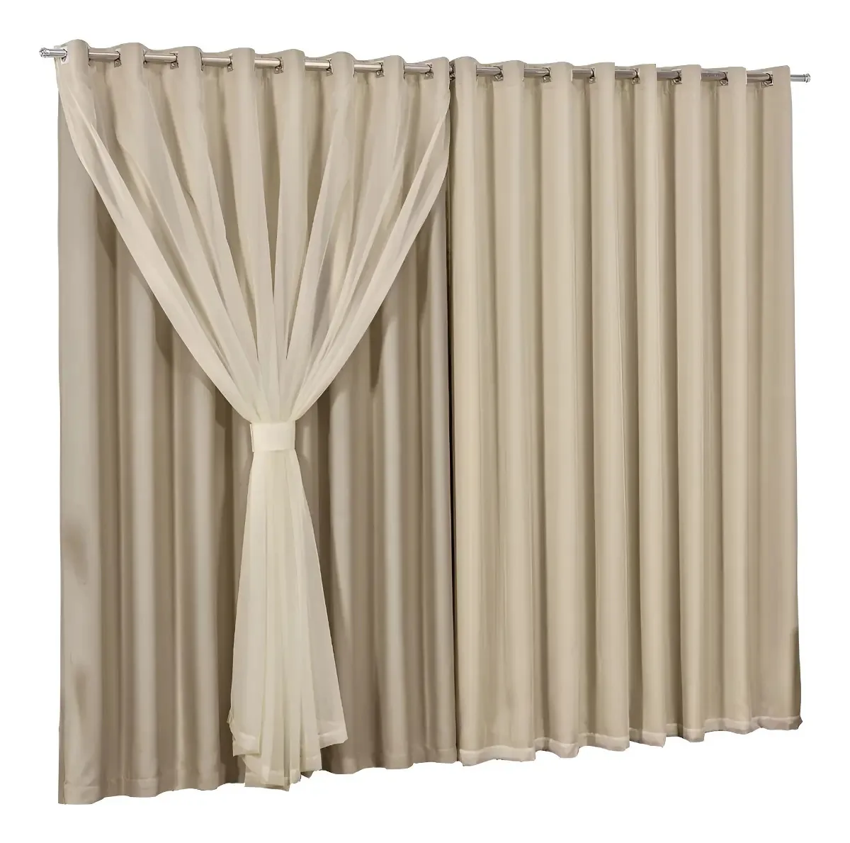 Cortina Blackout Eldorado Enxovais 4.00mts X 2.70mts Caqui
